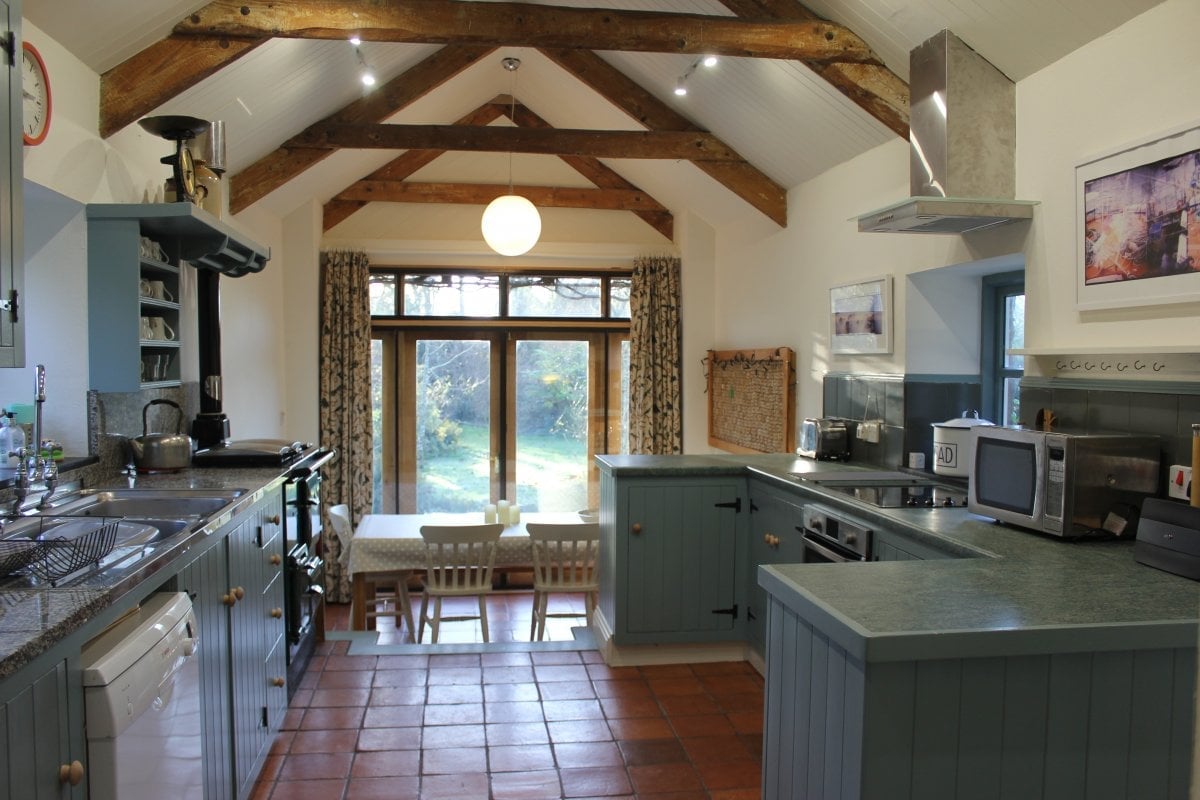 Willow Mill - kitchen diner with French door access to exterior